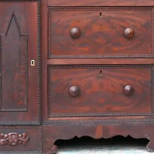 Saving an antique walnut dresser from the paint brush