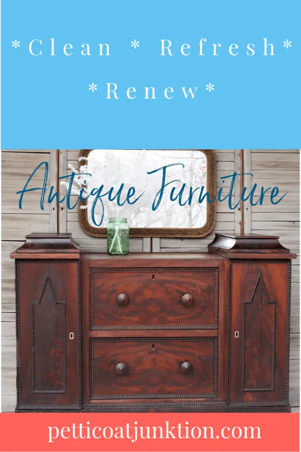 how to clean antique furniture