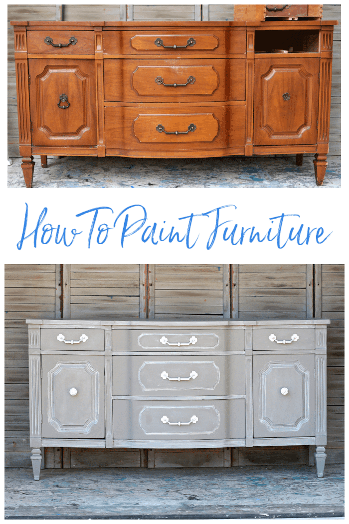 how to paint furniture