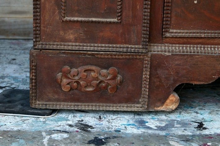 missing veneer on wood furniture