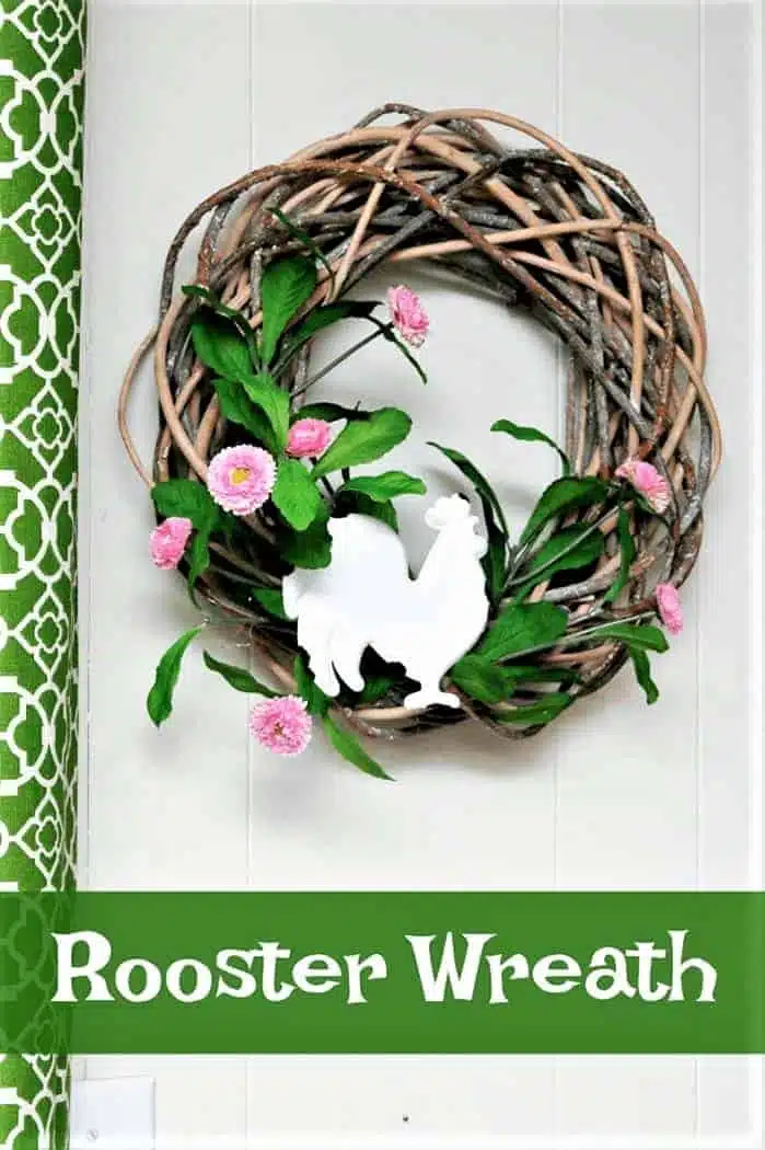 rooster wreath 