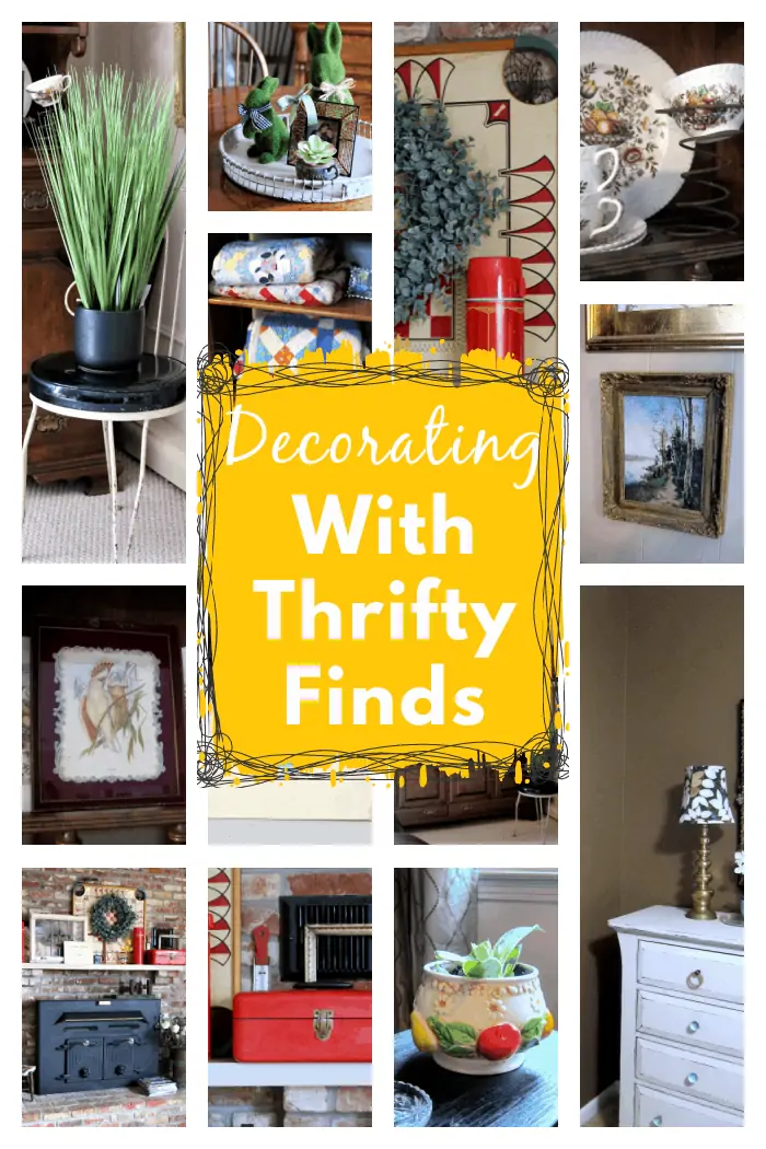Decorating your home with thrifty finds from junk stores and flea markets