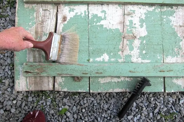 cleaning chippy paint from antique wood