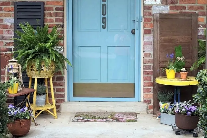 front porch decor for Spring (15)