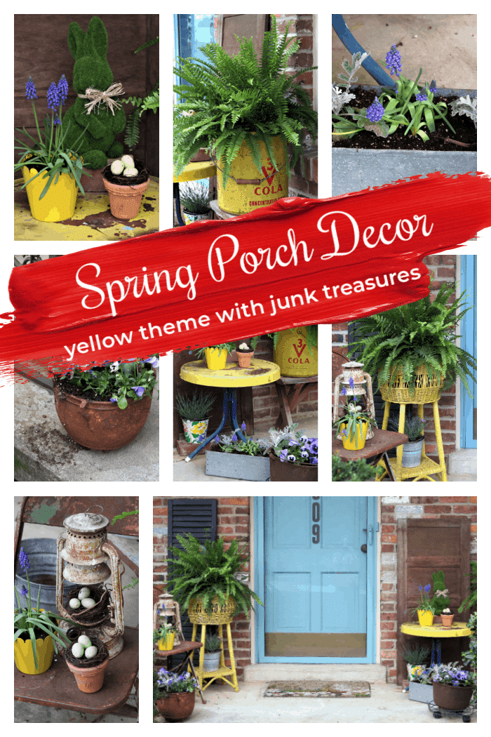 how to decorate your porch for Spring