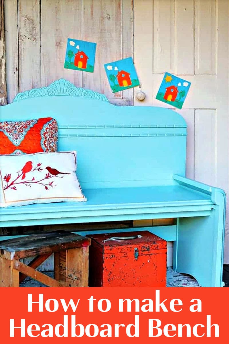 how to make a headboard bench