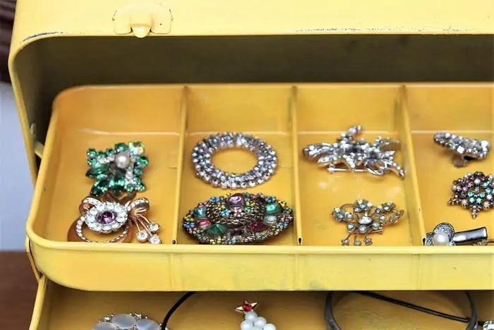 How To Repurpose A Metal Toolbox Into A Jewelry Box