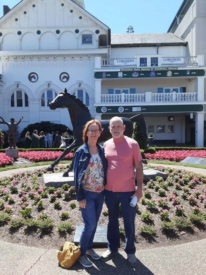 Kathy and Ray at Churchill Downs May 2021