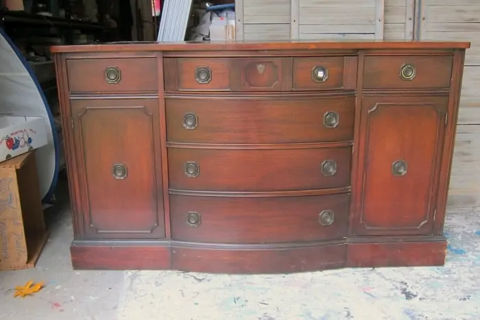 how to makeover a sideboard