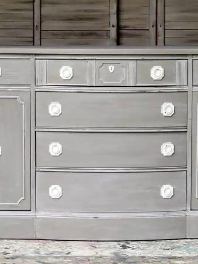 how to paint and whitewash thrifted furniture