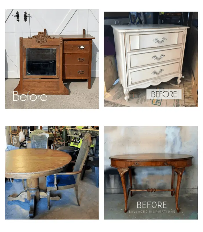 furniture fixer upper paint projects before photos