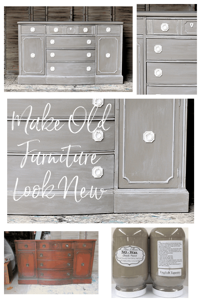 how to make old furniture look new and modern