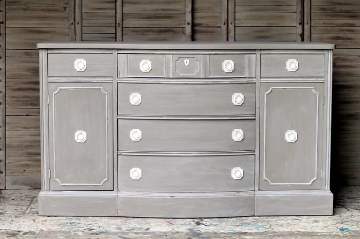 How to white wash painted furniture