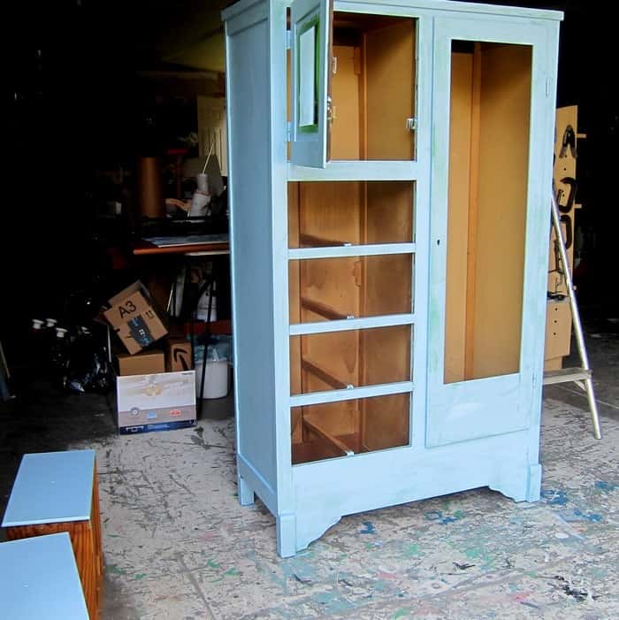 custom blue paint color for furniture