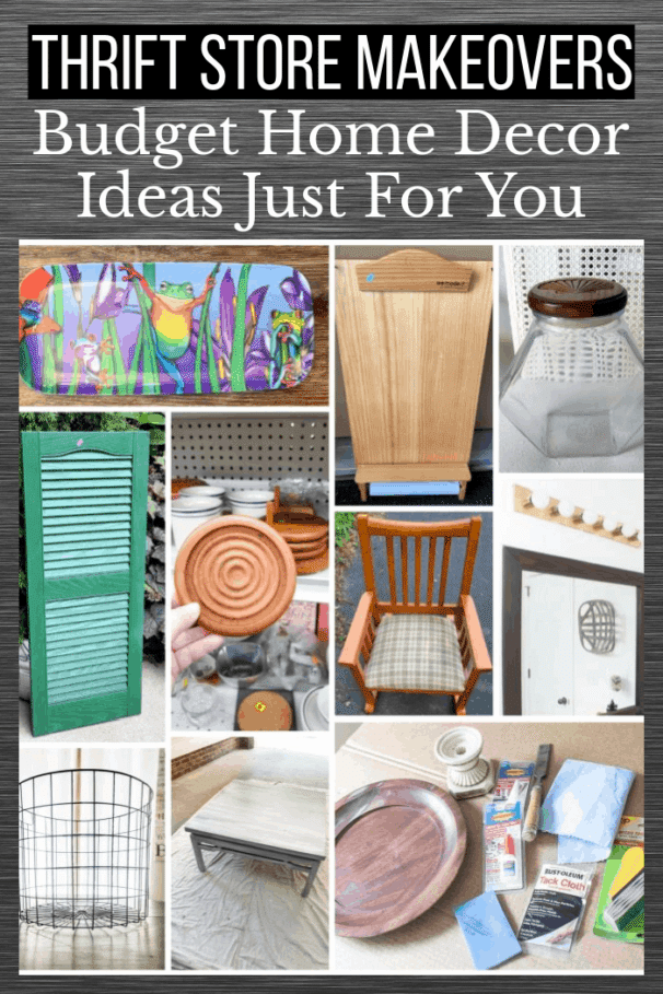Thrift store home decor makeovers