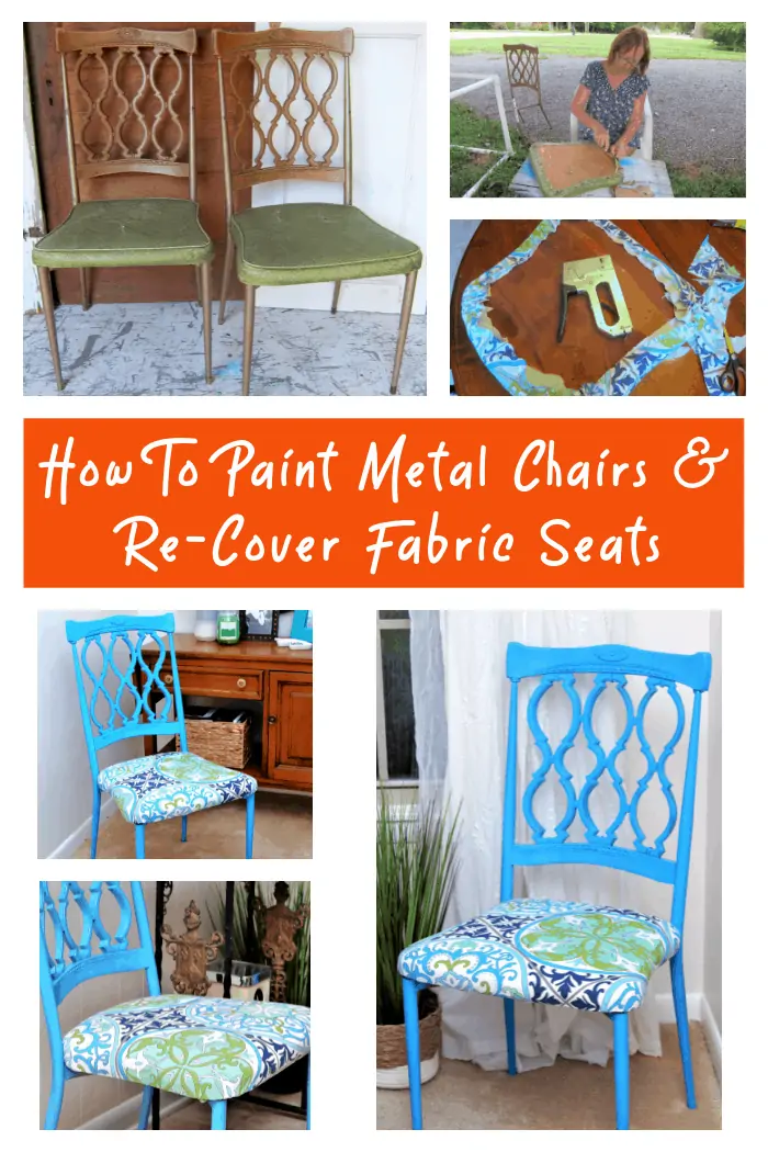 How to paint metal chairs with spray paint