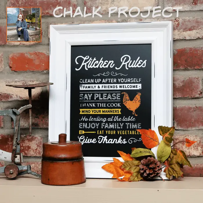 Kitchen Rules Chalk Project