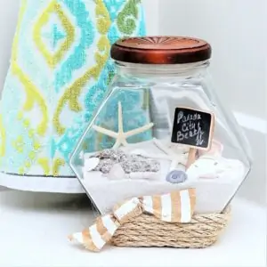 Display Your Beach Vacation Seashells and Sand in a Memory Jar