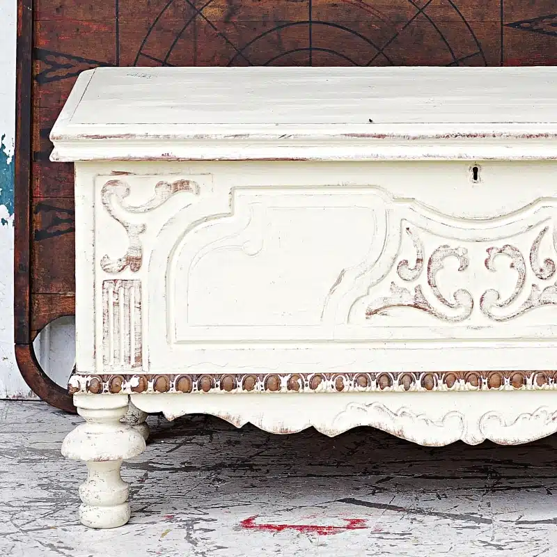 How To Give White Furniture An Antique Paint Finish That Looks Old