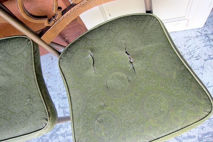 vintage leather chair seats