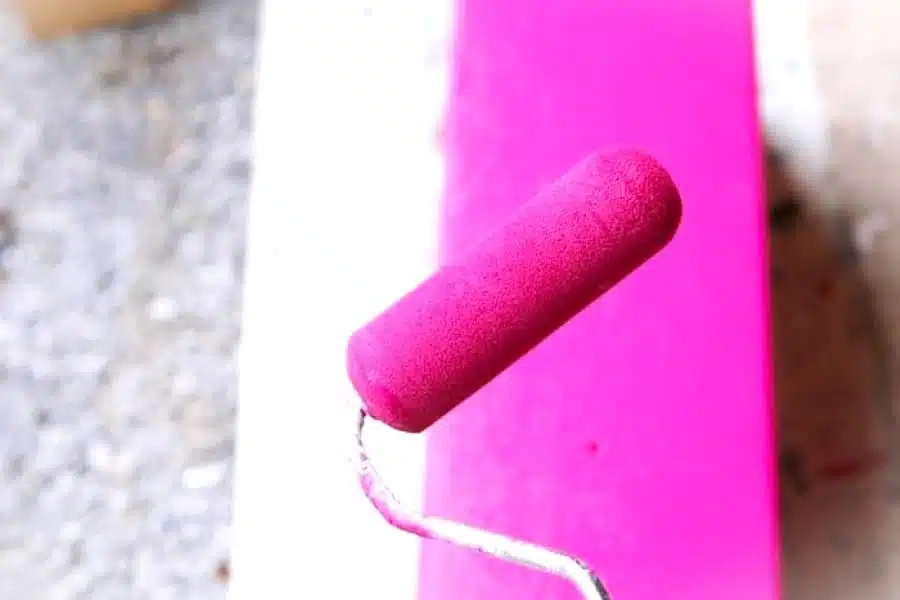 Transform Guy Furniture To Girl Furniture With Fuchsia Paint And White Drawer Pulls