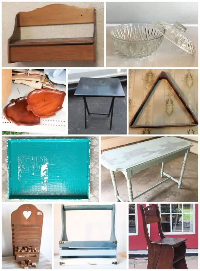 Thrifty finds for project makeovers 