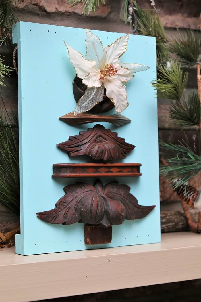 make a one of a kind wood drawer pull Christmas tree