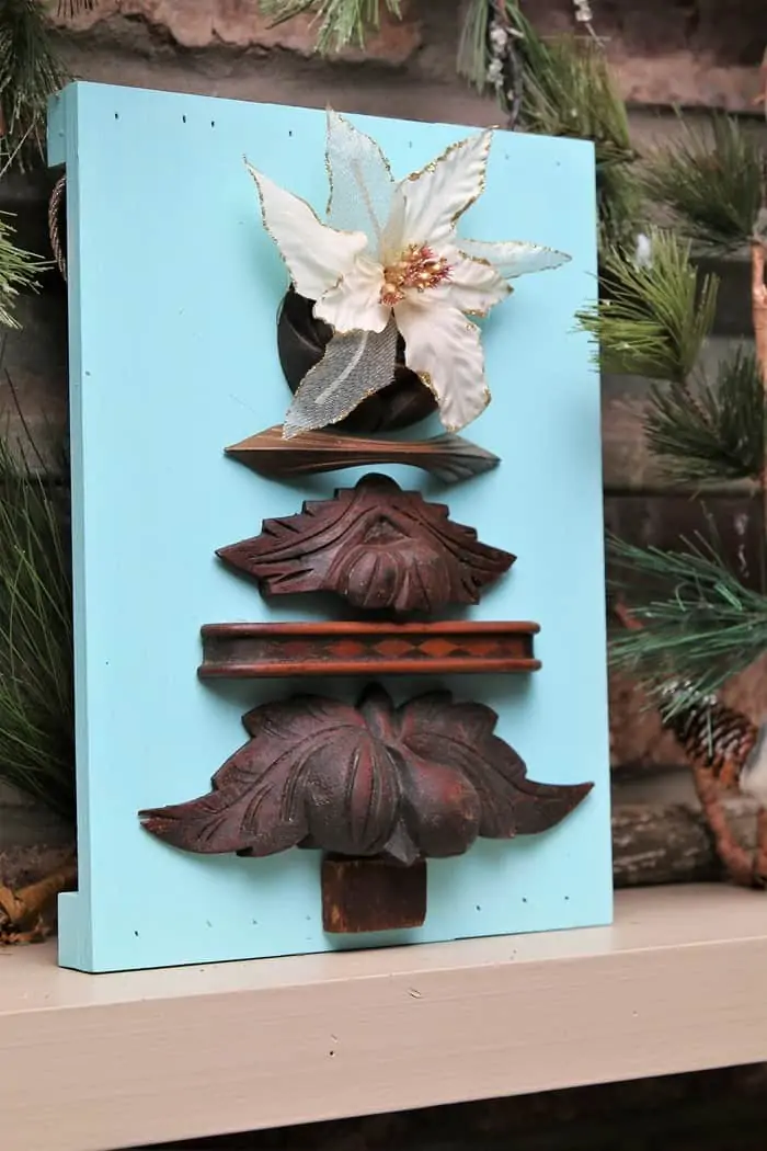 make a one of a kind wood drawer pull Christmas tree
