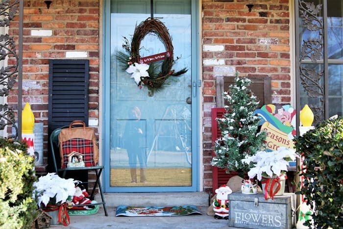 Christmas decorations for the porch from Petticoat Junktion
