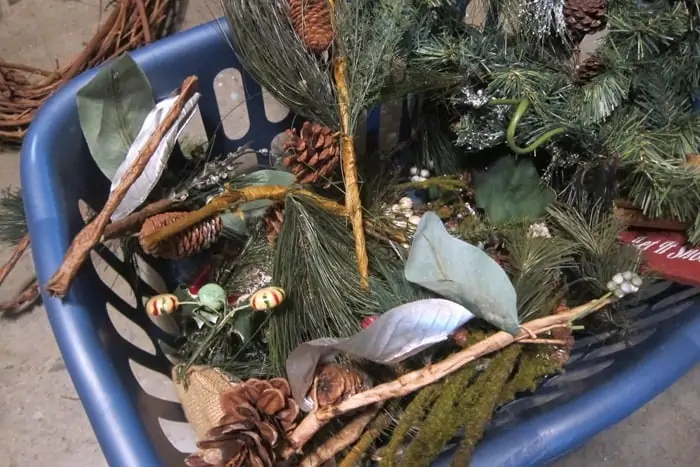 greenery to make a wreath