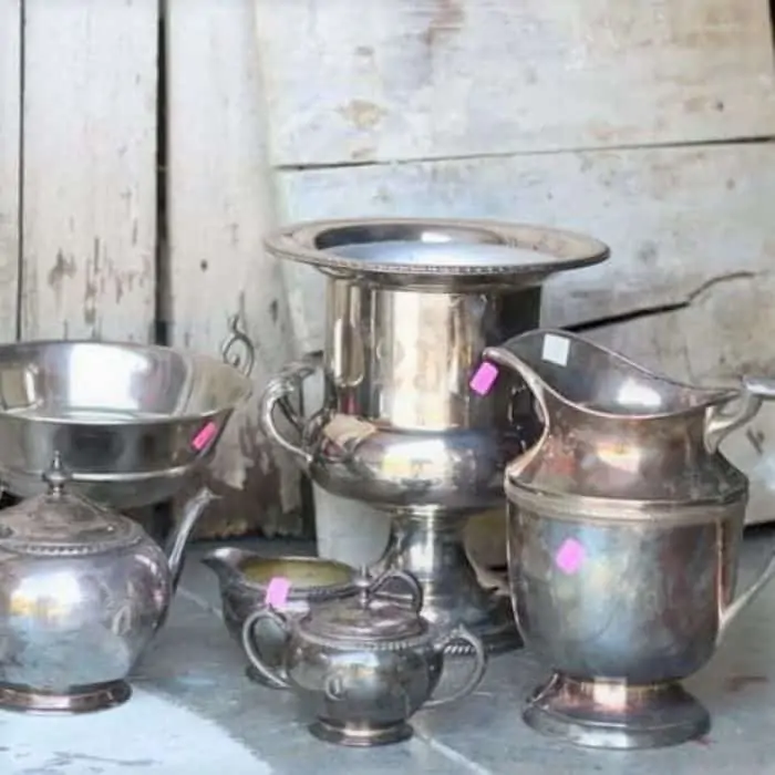 Silver Plate to recycle and upcycle for home decor