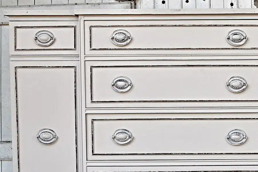 how to paint furniture hardware