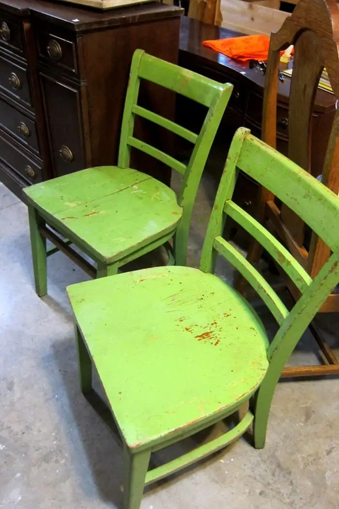 Pair of Green chairs Best Of The Week