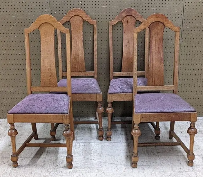 vintage wood furniture bought at auction ready for makeovers (4)