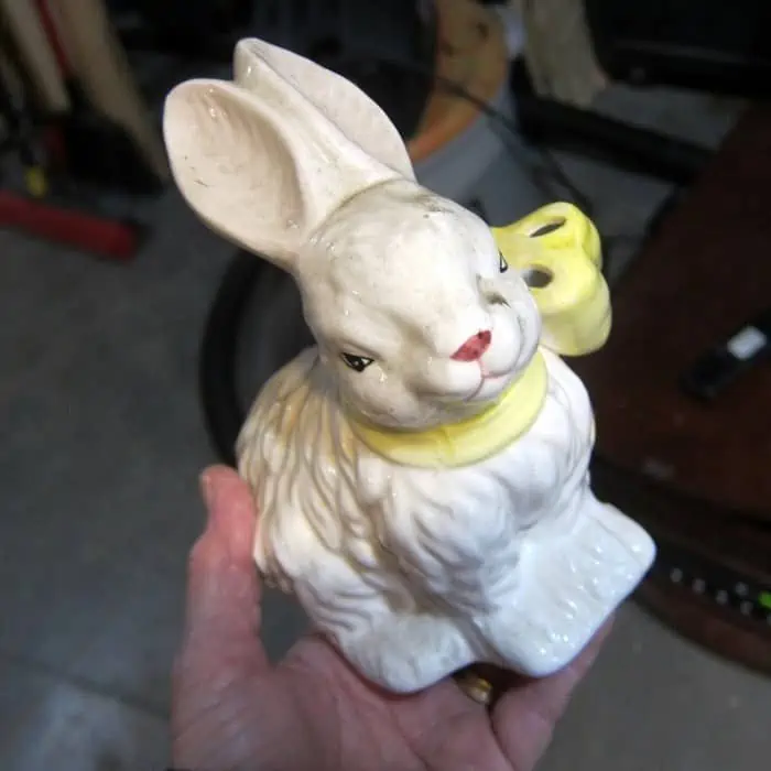 decorative porcelain rabbit