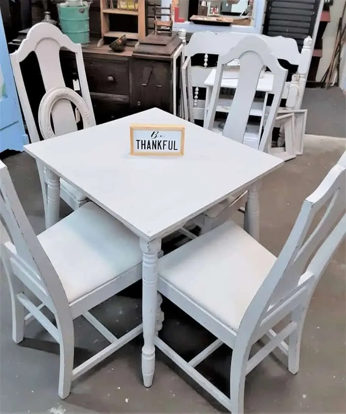 diy painted table and chairs (3)