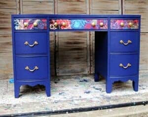 How to decorate furniture drawers with rub on transfers