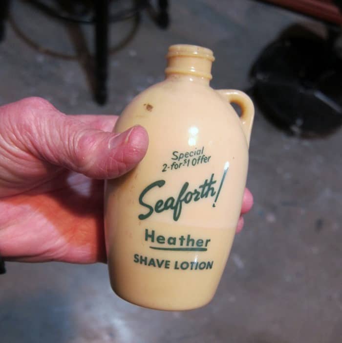 old Seaforth shaving bottle
