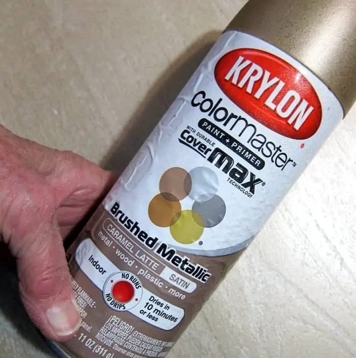 Krylon Spray Paint Caramel Latte Brushed Metallic
