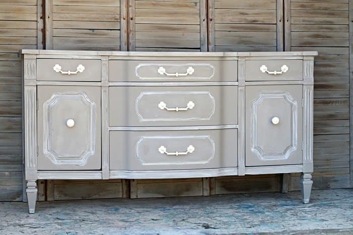 special paint technique to white wash furniture