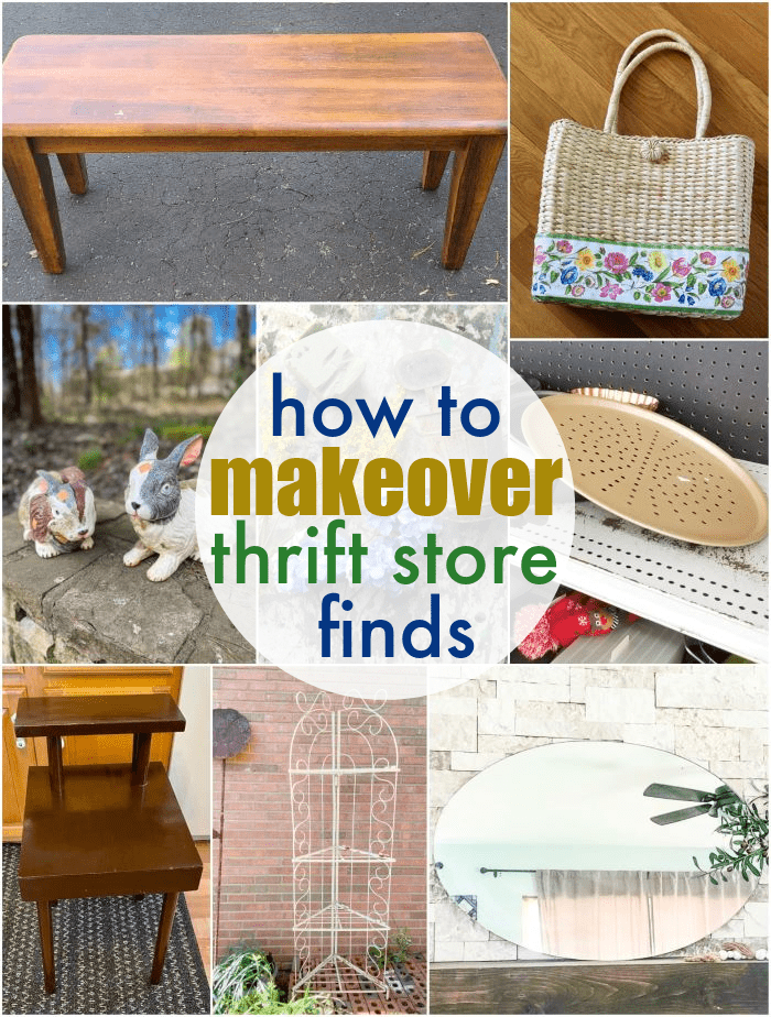 how to makeover thrift store finds