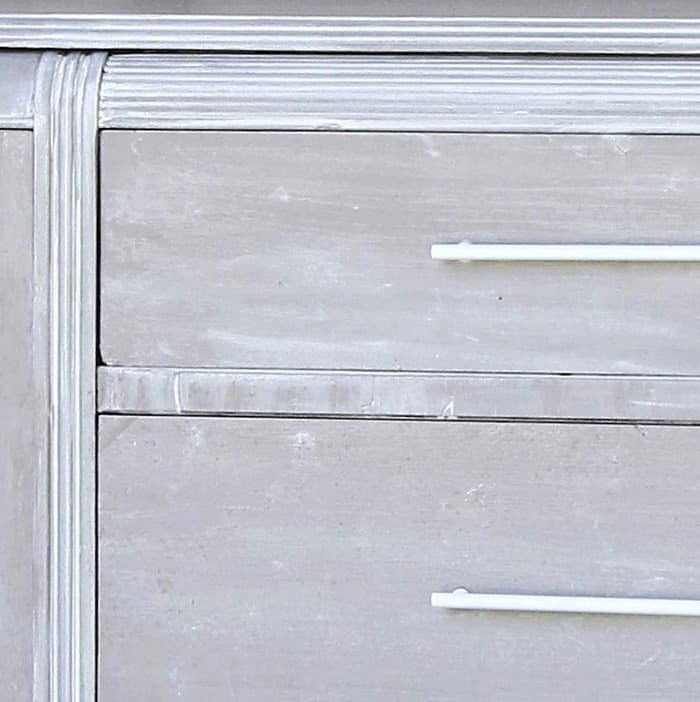 How to paint a vintage sideboard with Miss Lillian's No-Wax Chock Paint