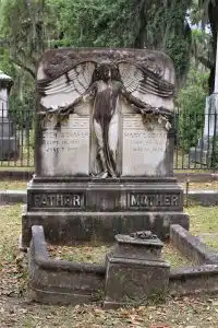 gravestone for Peter and Mary Schafer