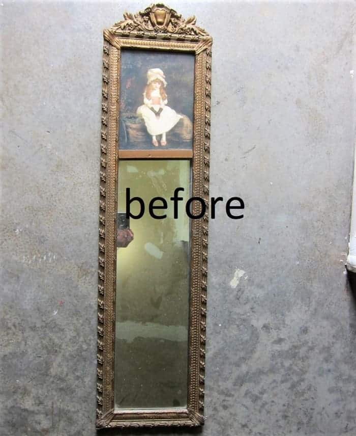 mirror before painting