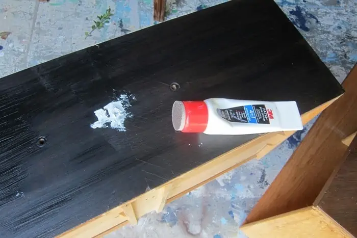 painting furniture black