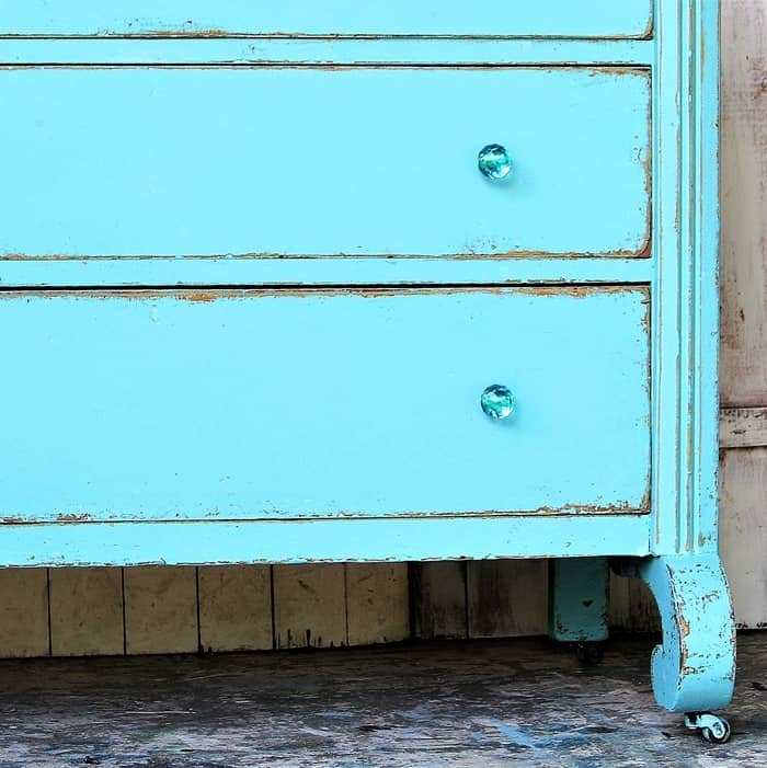 how to paint an antique dresser with custom mix latex paint