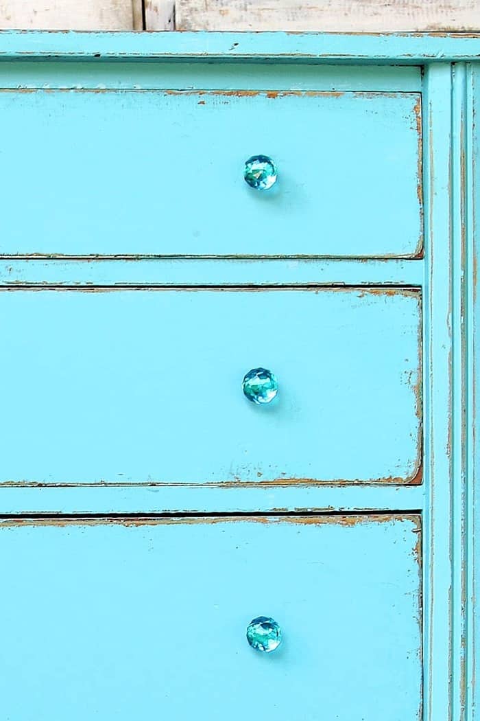how to paint an antique dresser with latex paint