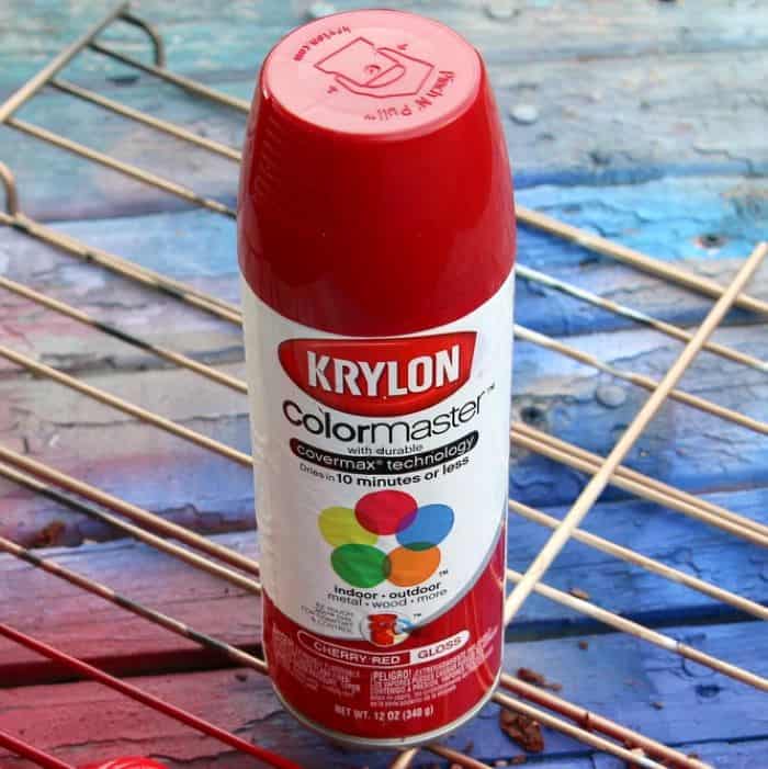 Krylon Cherry Red Gloss Spray Paint project