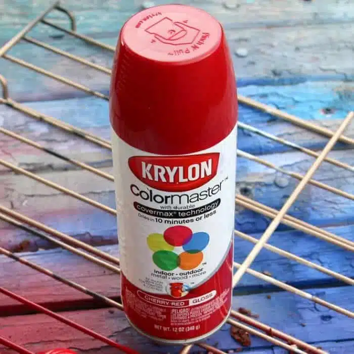 Krylon Cherry Red Gloss Spray Paint project