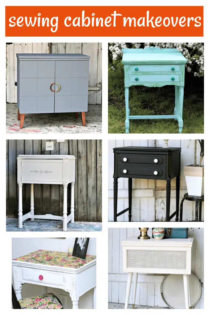 sewing cabinet makeovers
